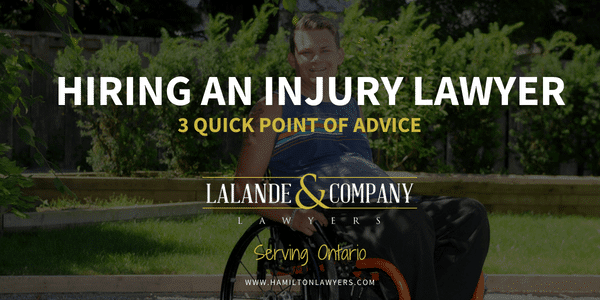 Hiring A Personal Injury Lawyer – 3 Things to Consider