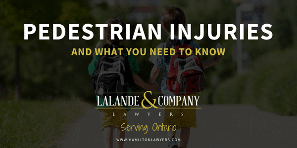 Pedestrian Accidents in Ontario – What you Need to know.