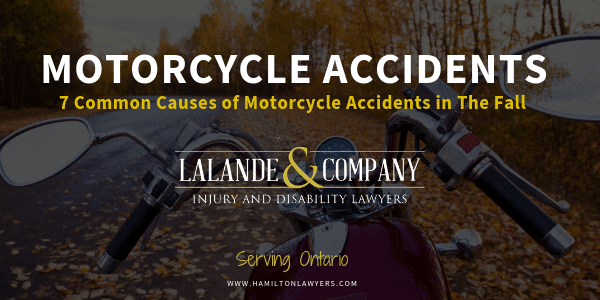7 Common Causes of Hamilton Motorcycle Accidents in The Fall