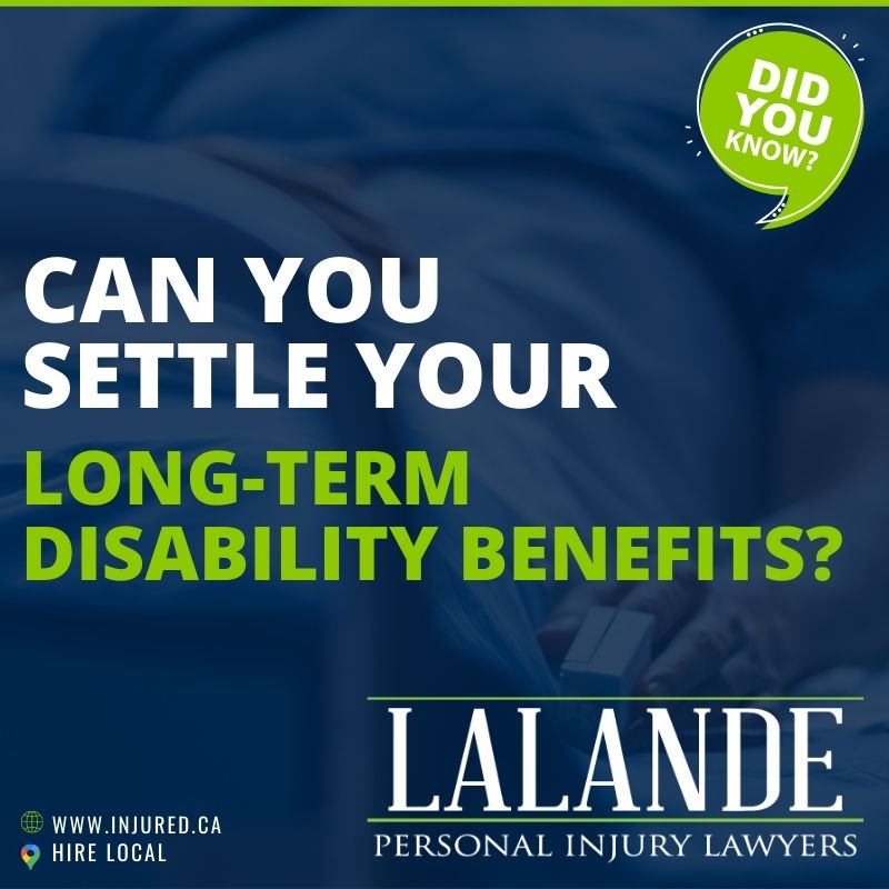 Can I lump out my long-term disability?
