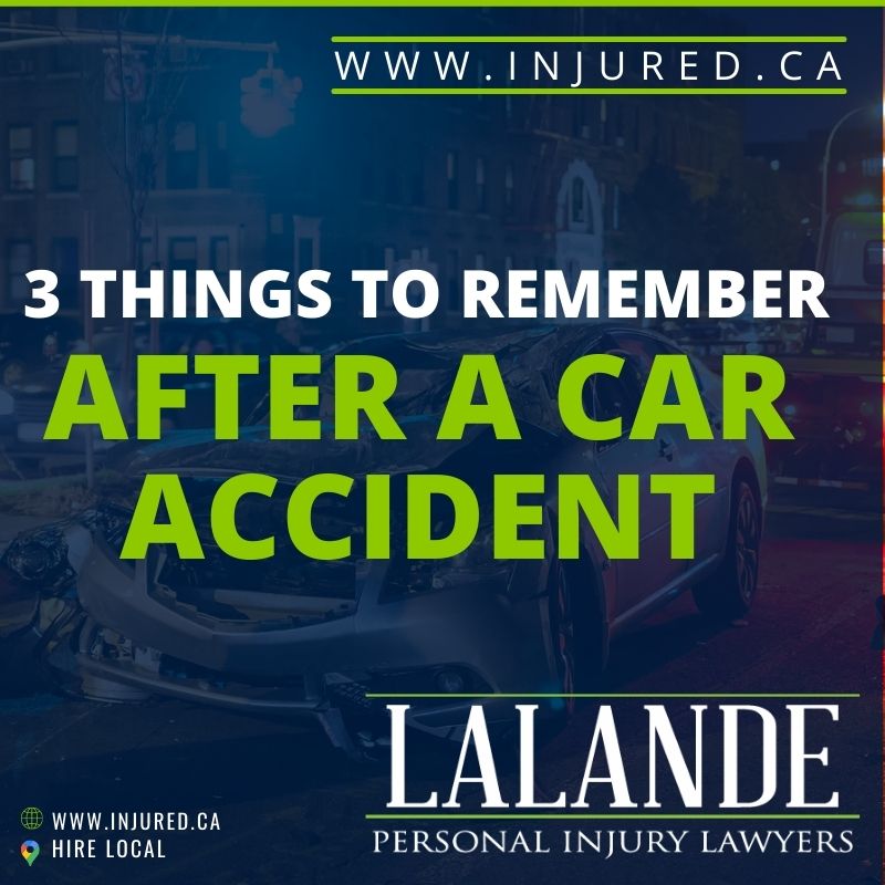 3 Things to Remember After a Serious Car Accident