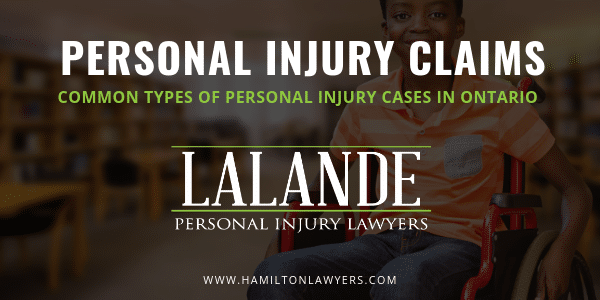 Common types of personal injury cases in Ontario