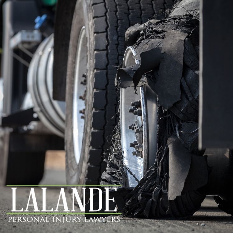 Defective tires and Ontario trucking accidents