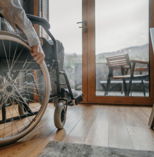 wheelchair coming home scared new life