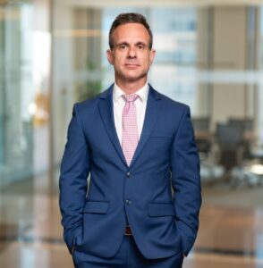 Matt Lalande in a suit