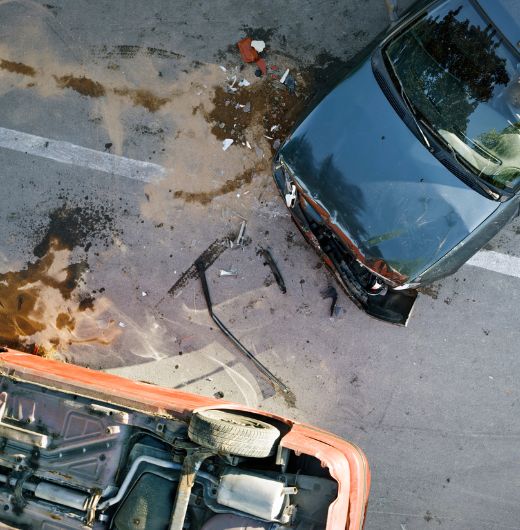 car accident tbone crash in Hamilton